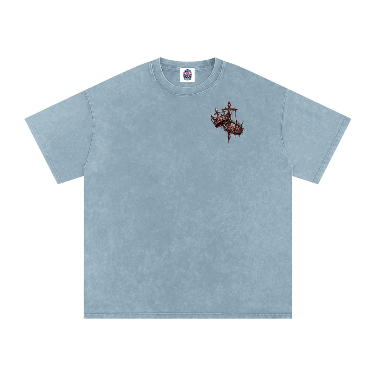 King of Kings — Snow Washed Oversized Tee