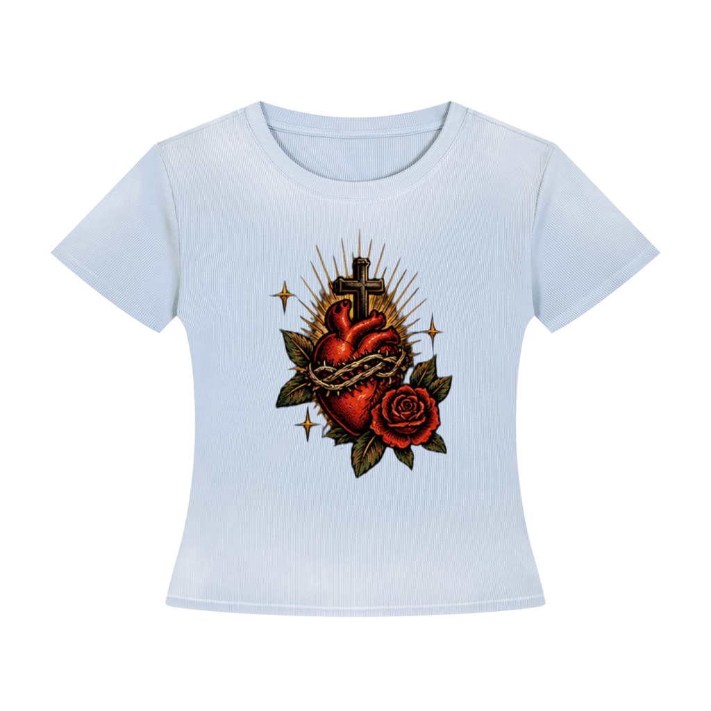 Worship Out Loud Women's Sunfade Washed Tee – Psalm 100:1