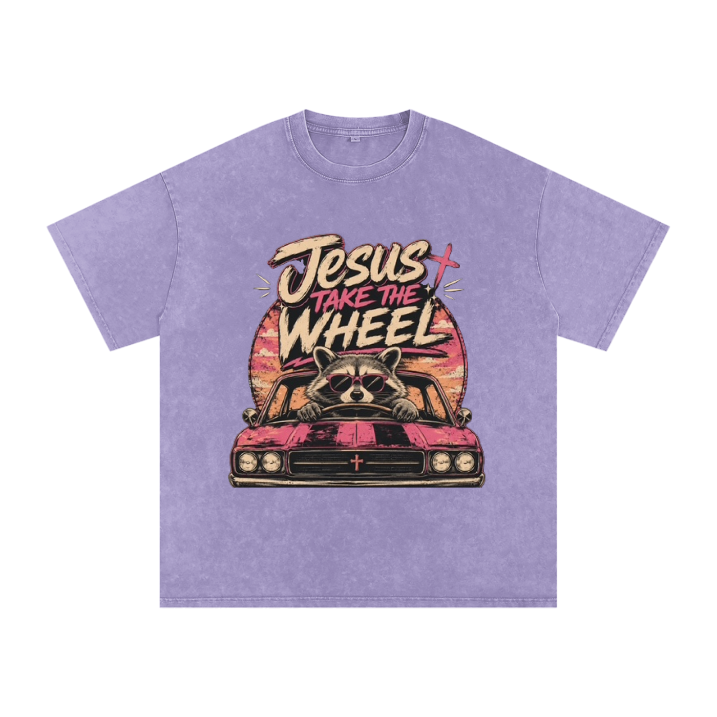 Jesus Take the Wheel Tee