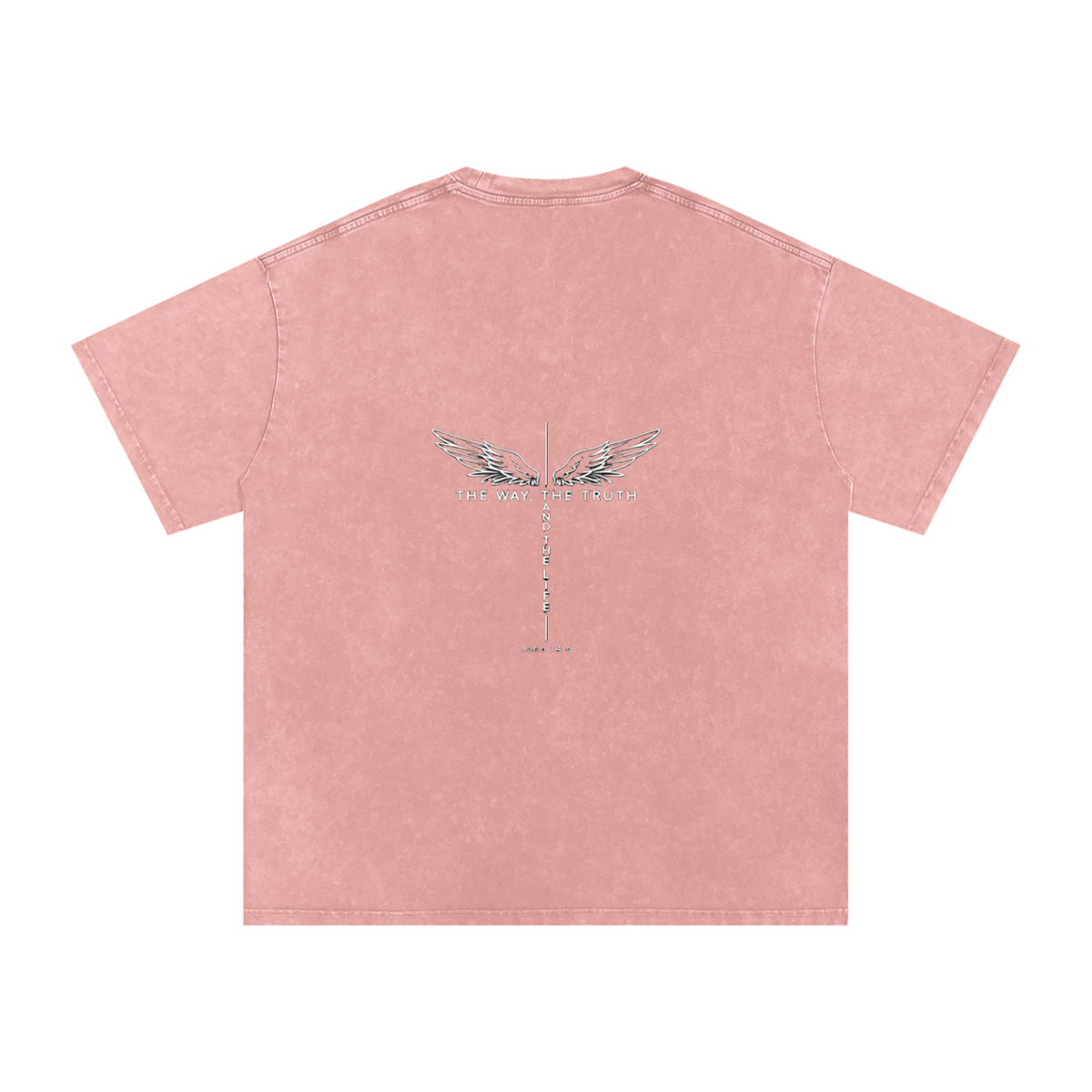 The Way The Truth The Life Unisex Snow Washed Tee
