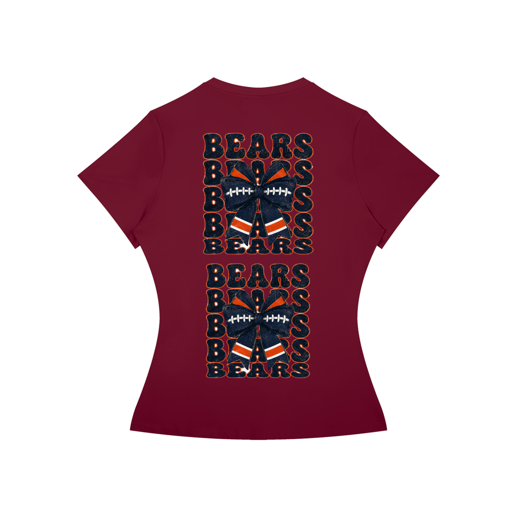 Da Bears Bow Women’s Slim Fit Performance T-Shirt