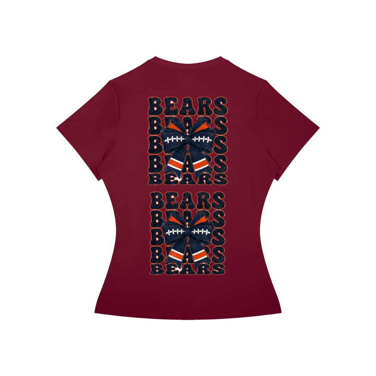 Da Bears Bow Women’s Slim Fit Performance T-Shirt