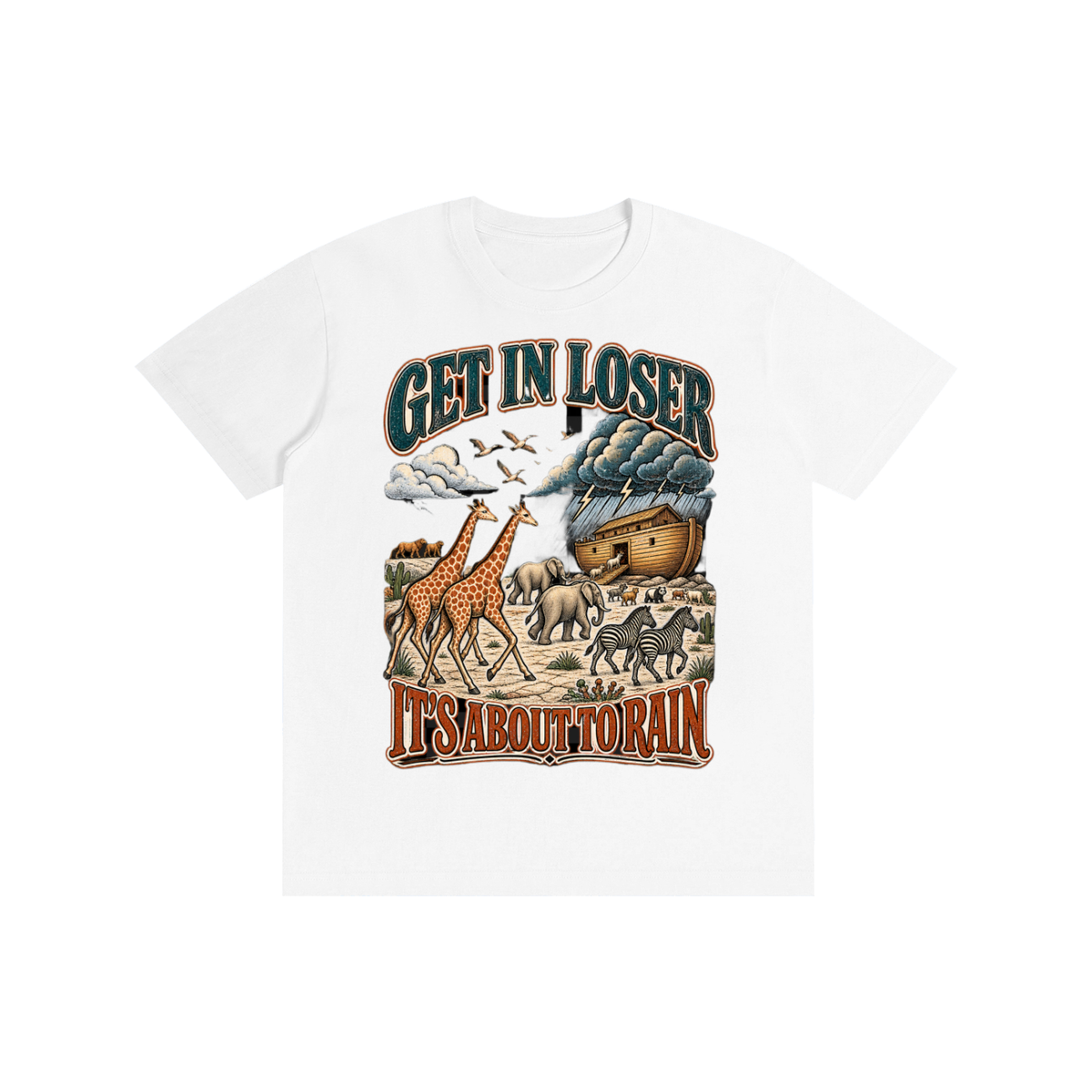 GET in Losers, It's About to Rain Unisex Tee