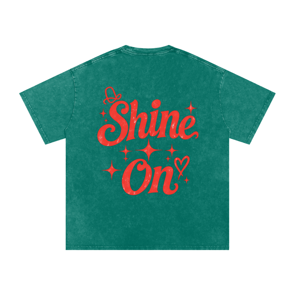 Dolly Parton Shine On Snow Washed Oversized Cotton T-Shirt