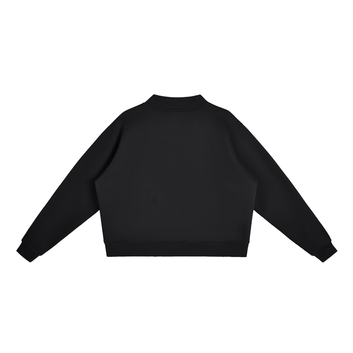 Jesus Fleece Mock-Neck Crew Sweatshirt