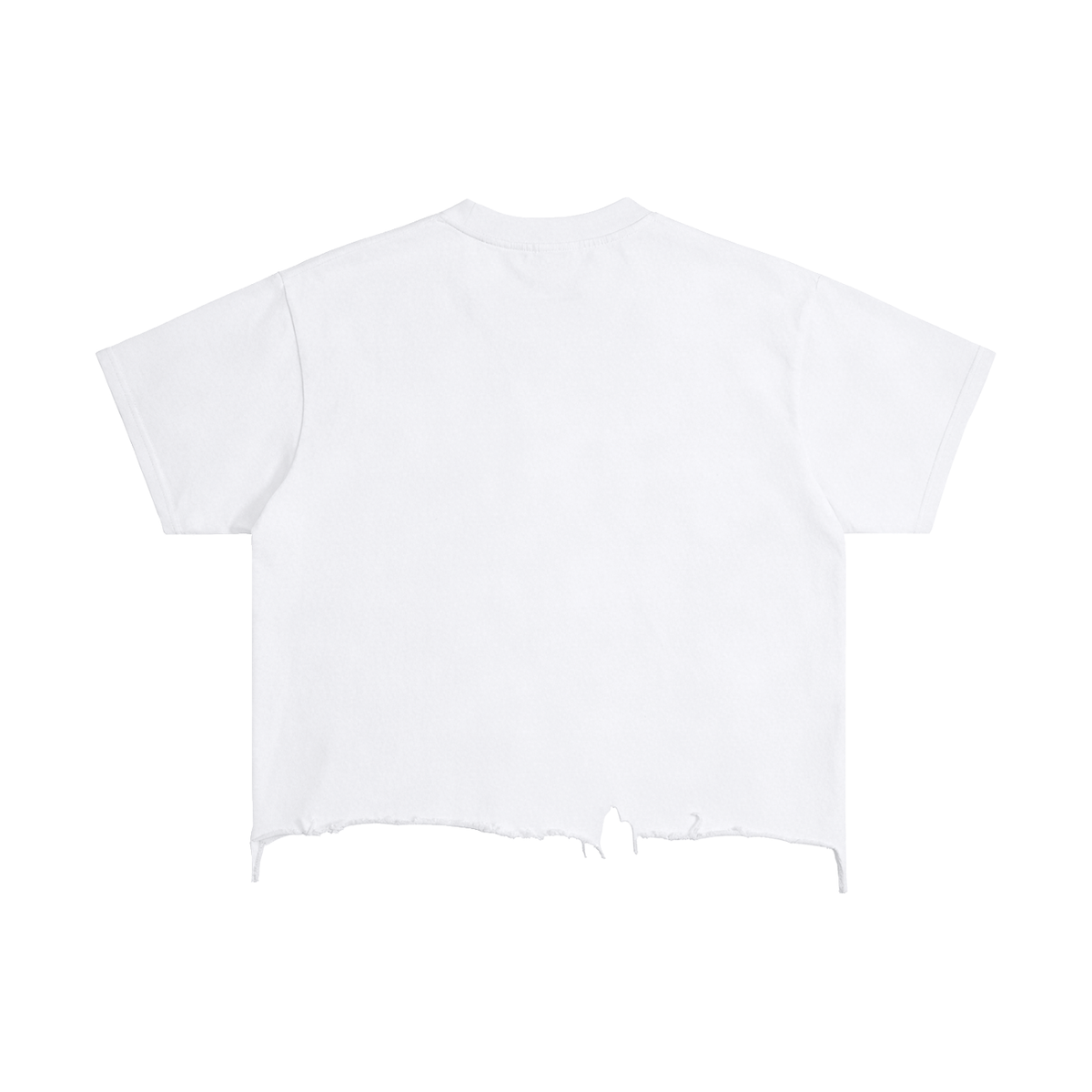 Sober Vintage Wash Boxy Distressed Hem T-Shirt