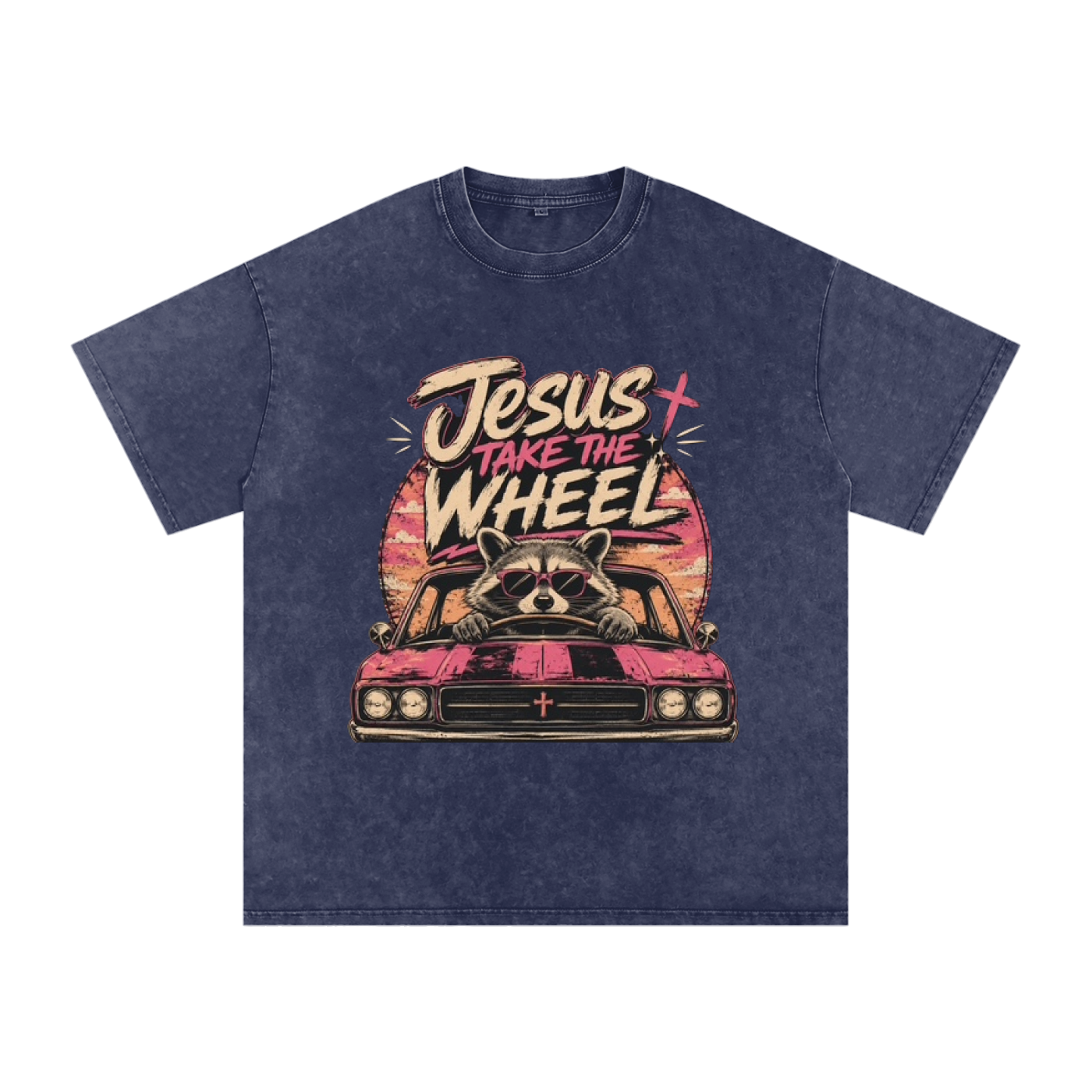Jesus Take the Wheel Tee