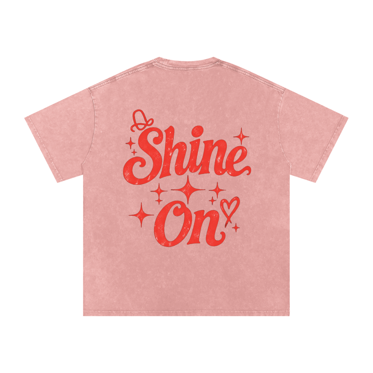 Dolly Parton Shine On Snow Washed Oversized Cotton T-Shirt
