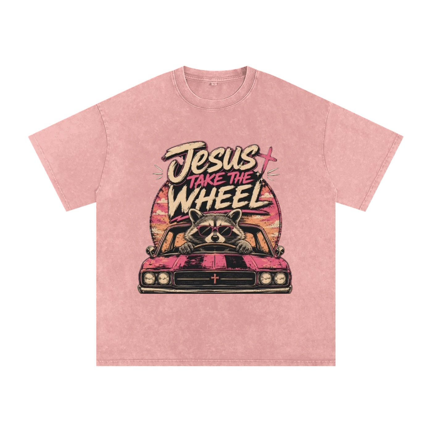 Jesus Take the Wheel Tee