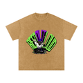 Reeds Worship Outloud — Logo Snow Washed Oversized Tee