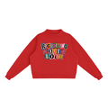 Recovering out Loud Essential Fleece Mock-Neck Crew Sweatshirt