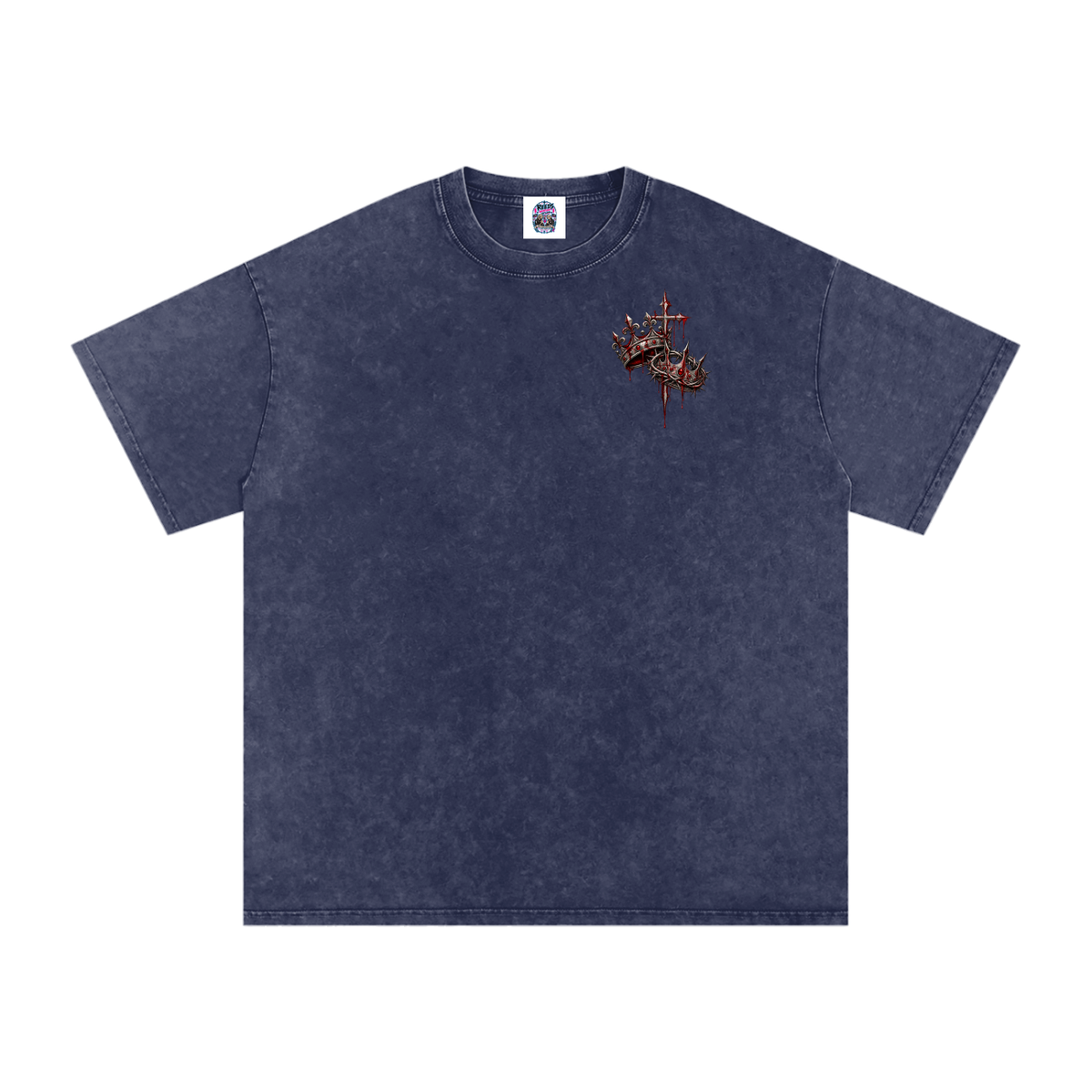 King of Kings — Snow Washed Oversized Tee