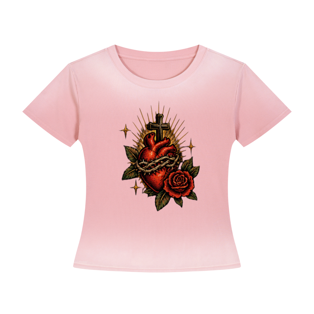 Worship Out Loud Women's Sunfade Washed Tee – Psalm 100:1