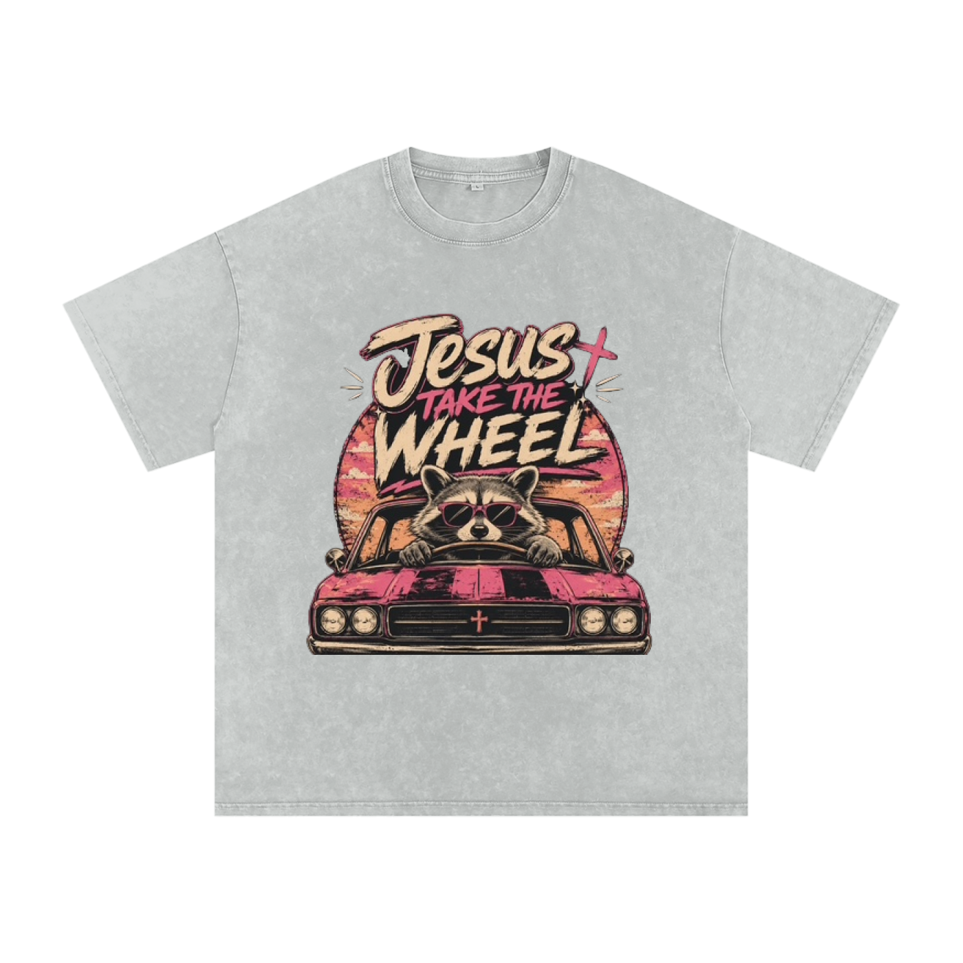 Jesus Take the Wheel Tee