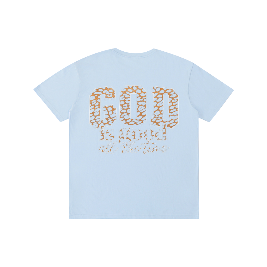 God Is Good All The Time — Cheetah Print Unisex Tee
