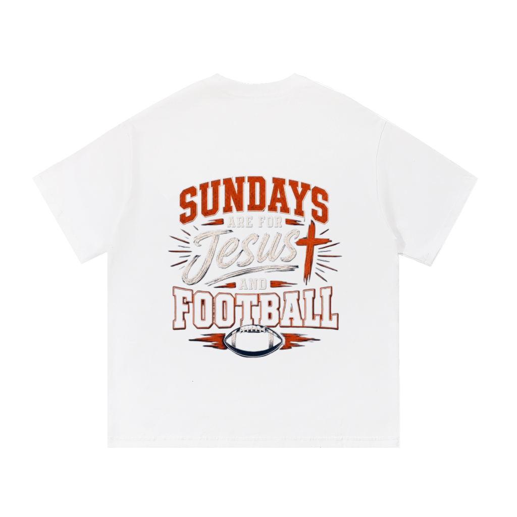 Sundays Are for Jesus and Football — Essential Cotton Tee