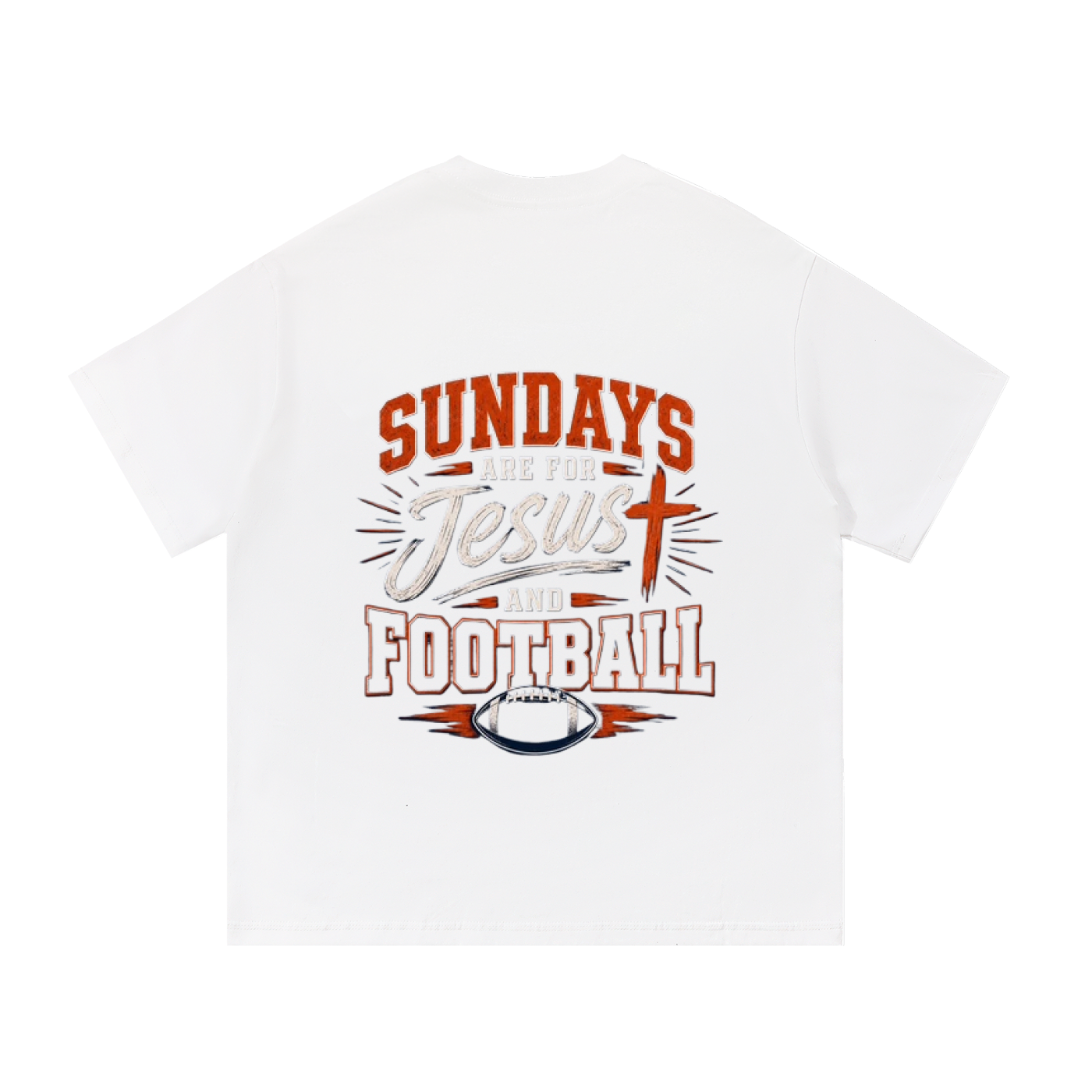 Sundays Are for Jesus and Football — Essential Cotton Tee