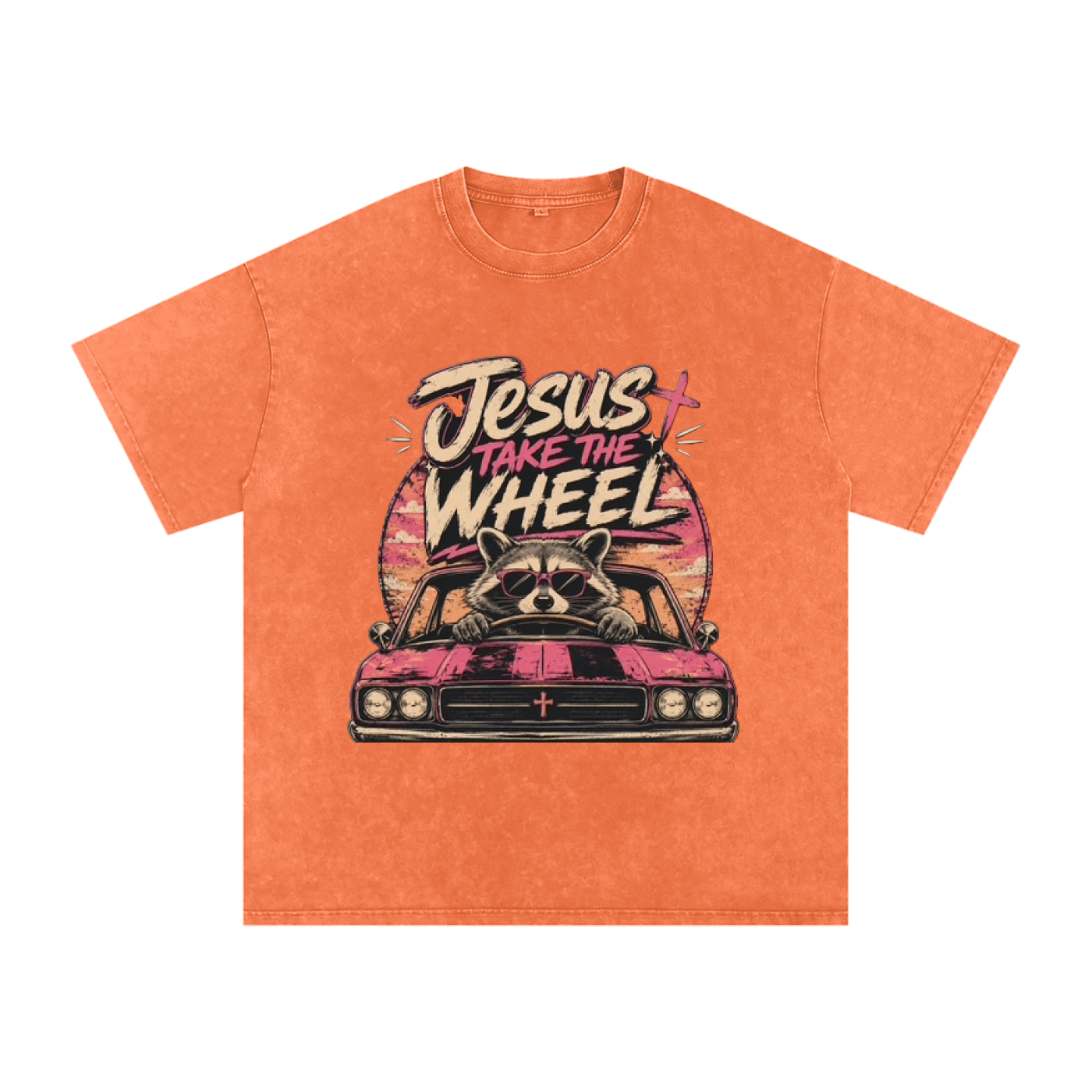 Jesus Take the Wheel Tee
