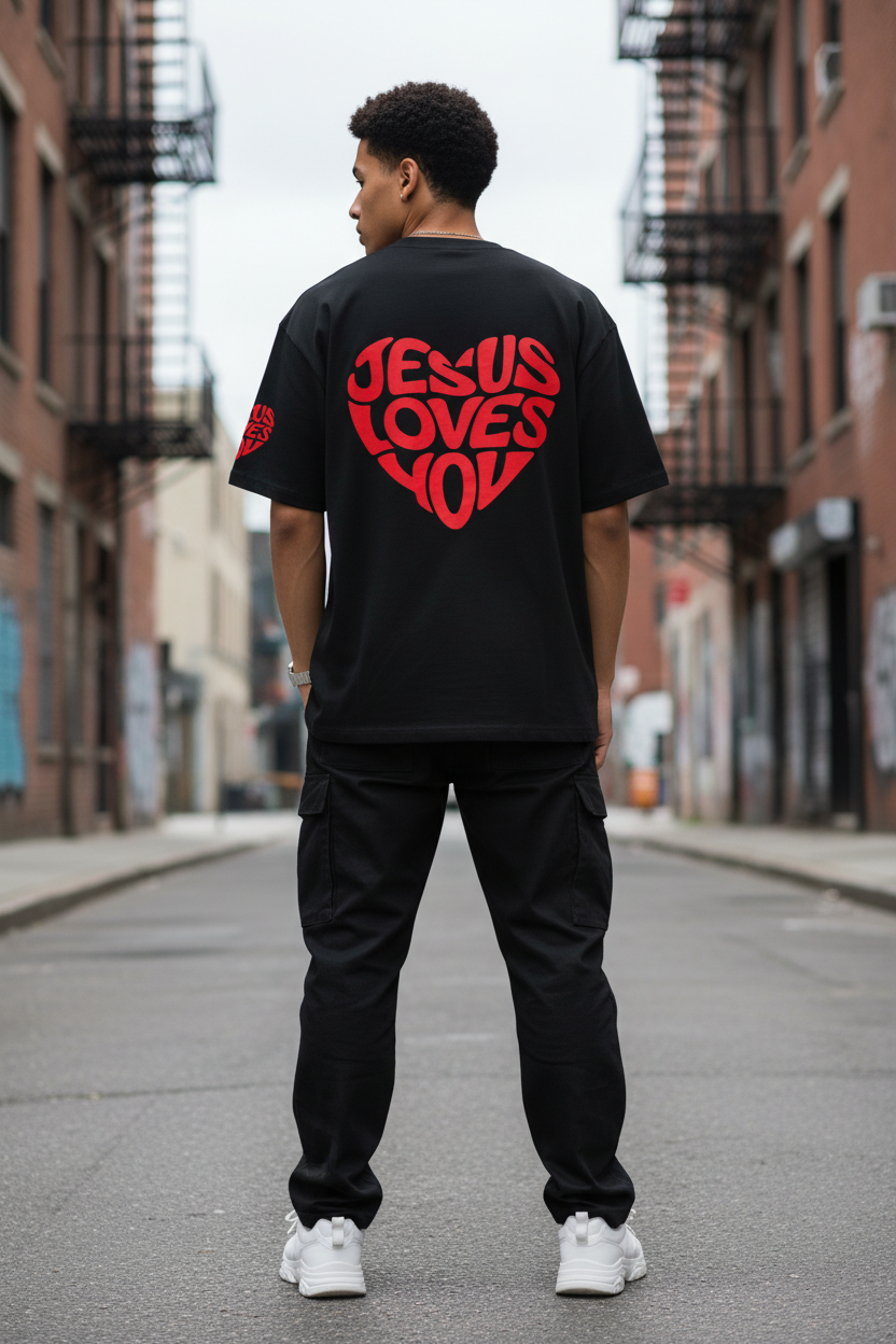 Jesus Loves You Unisex Pure Cotton T-Shirt
