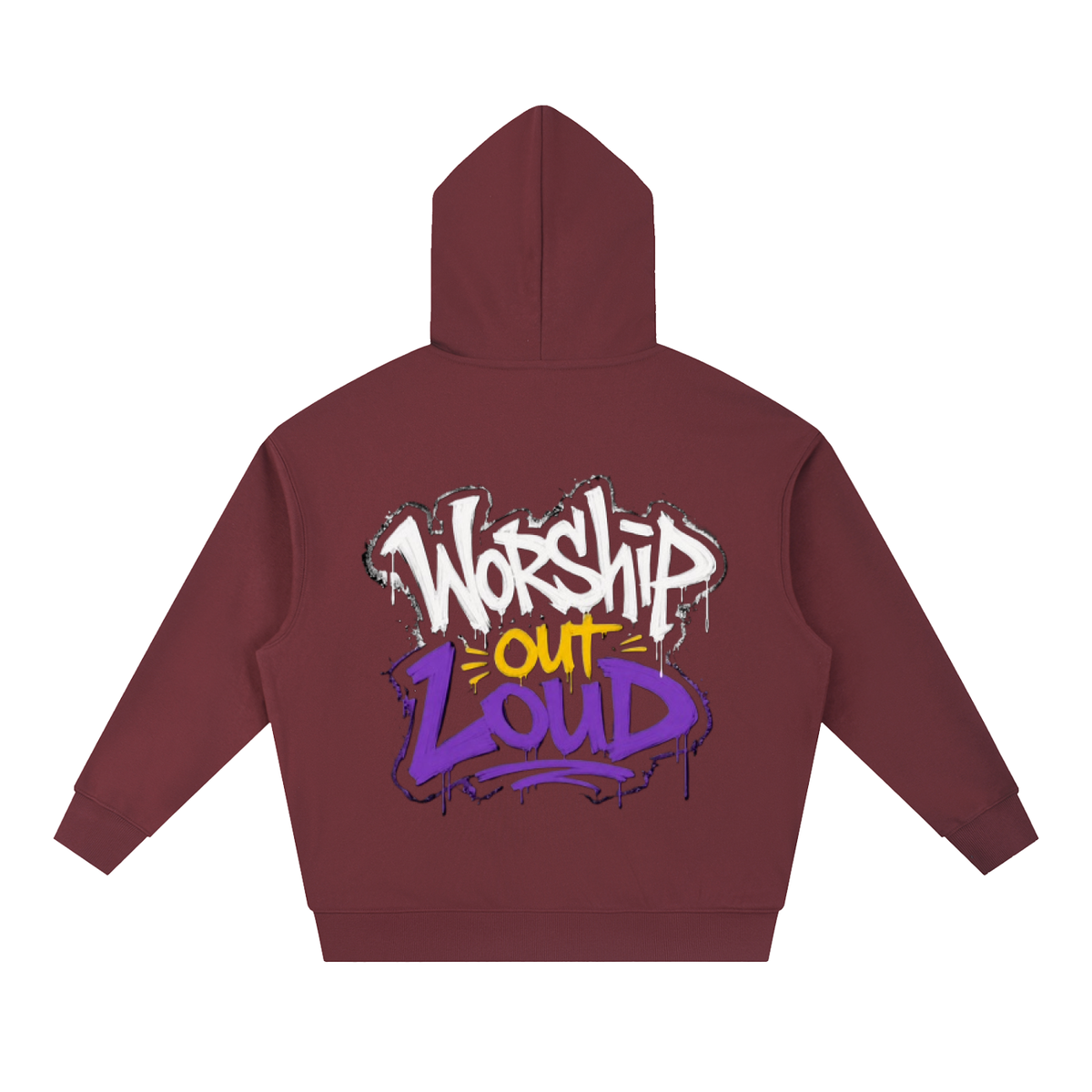 Graffiti Worship Out Loud Unisex Hoodie
