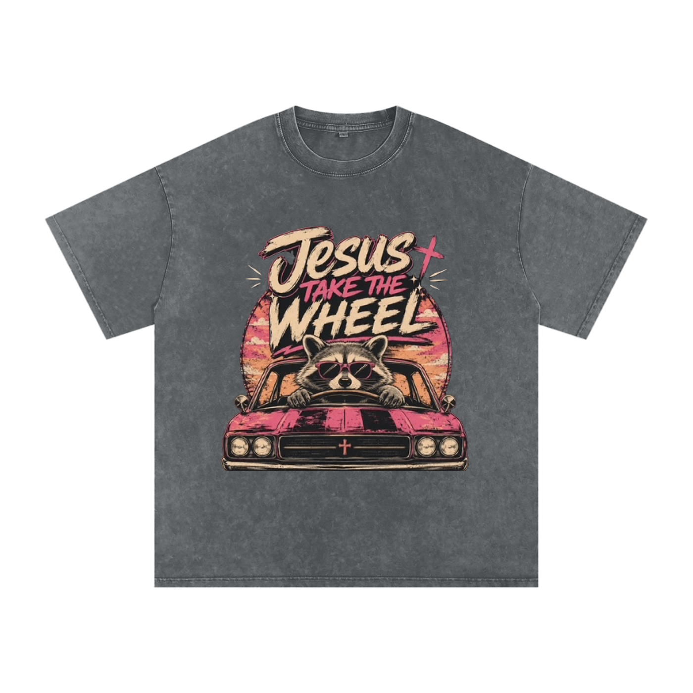 Jesus Take the Wheel Tee