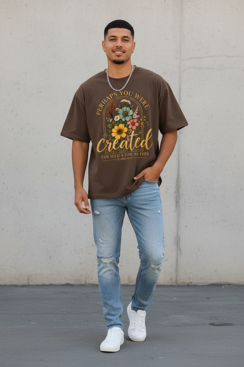 Perhaps You Were Made for Such a Time as This Unisex Tee — Esther 4:14