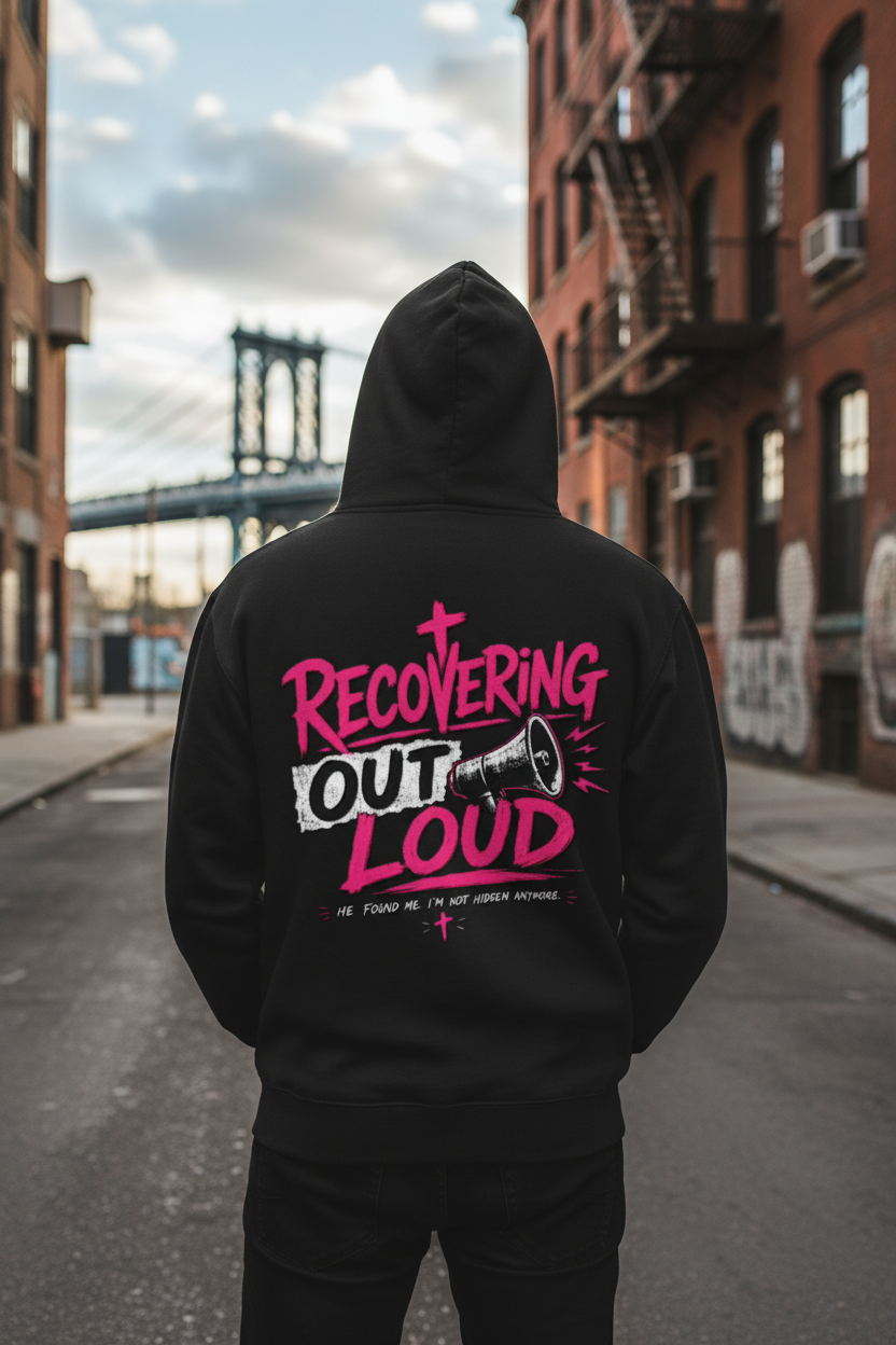 Recovering Out Loud Unisex Hoodie