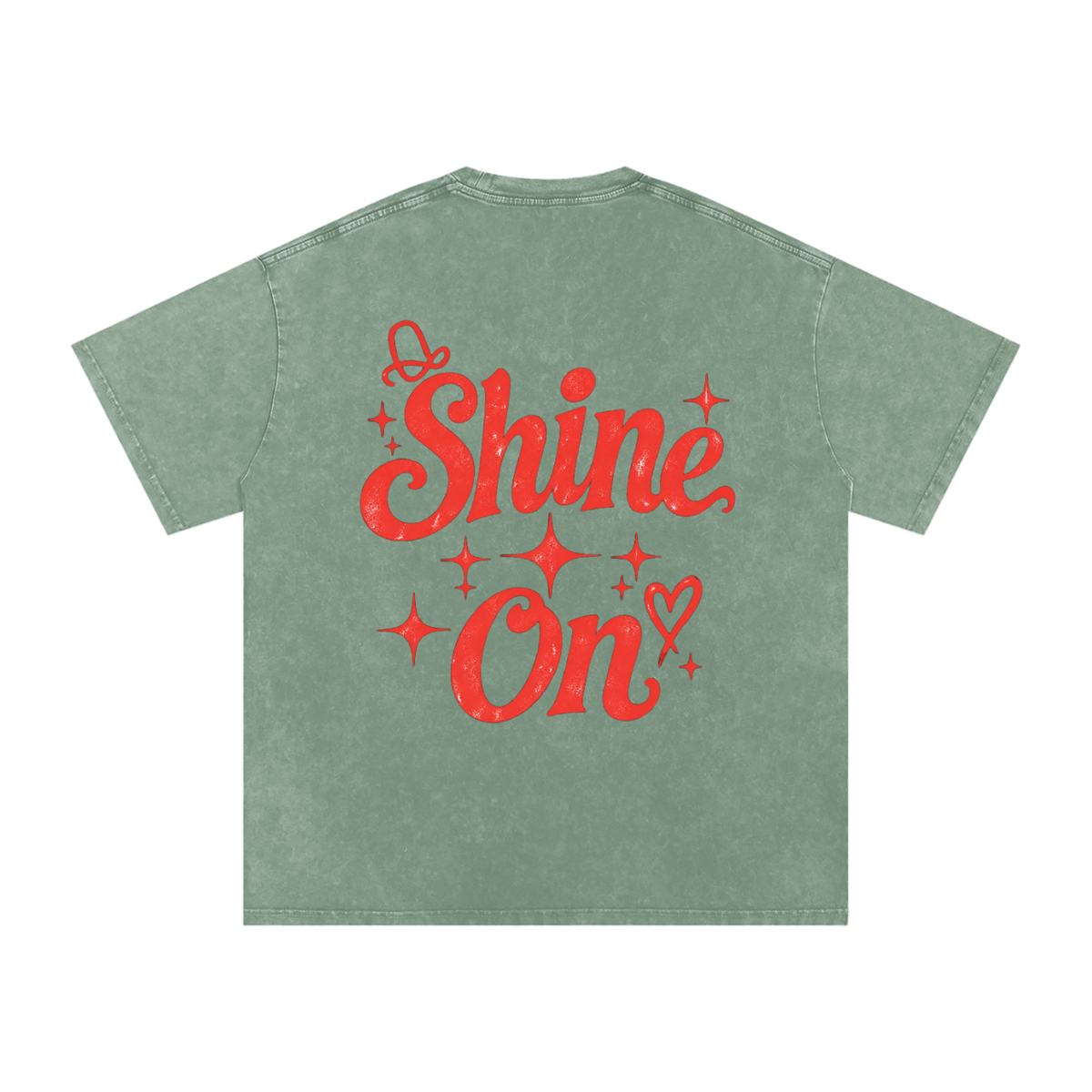 Dolly Parton Shine On Snow Washed Oversized Cotton T-Shirt