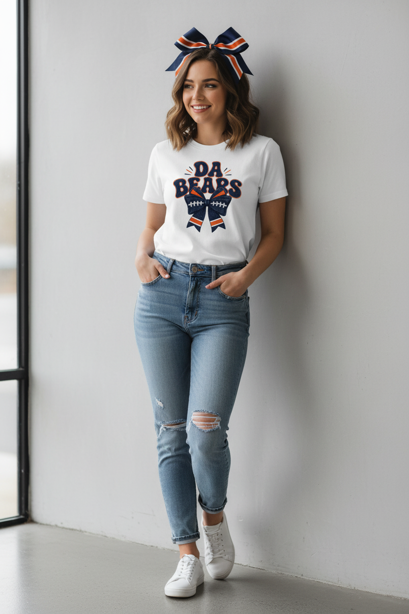 Da Bears Bow Women’s Slim Fit Performance T-Shirt