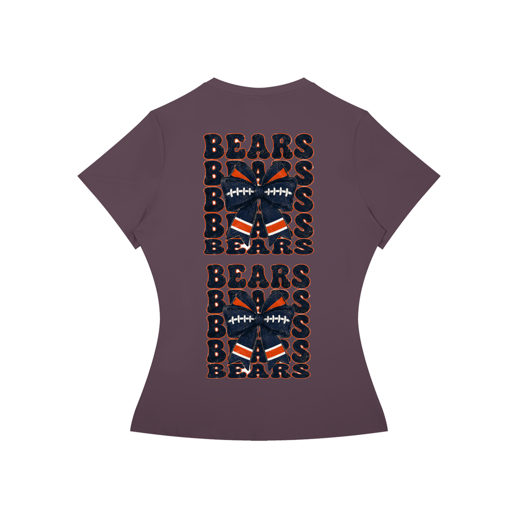 Da Bears Bow Women’s Slim Fit Performance T-Shirt