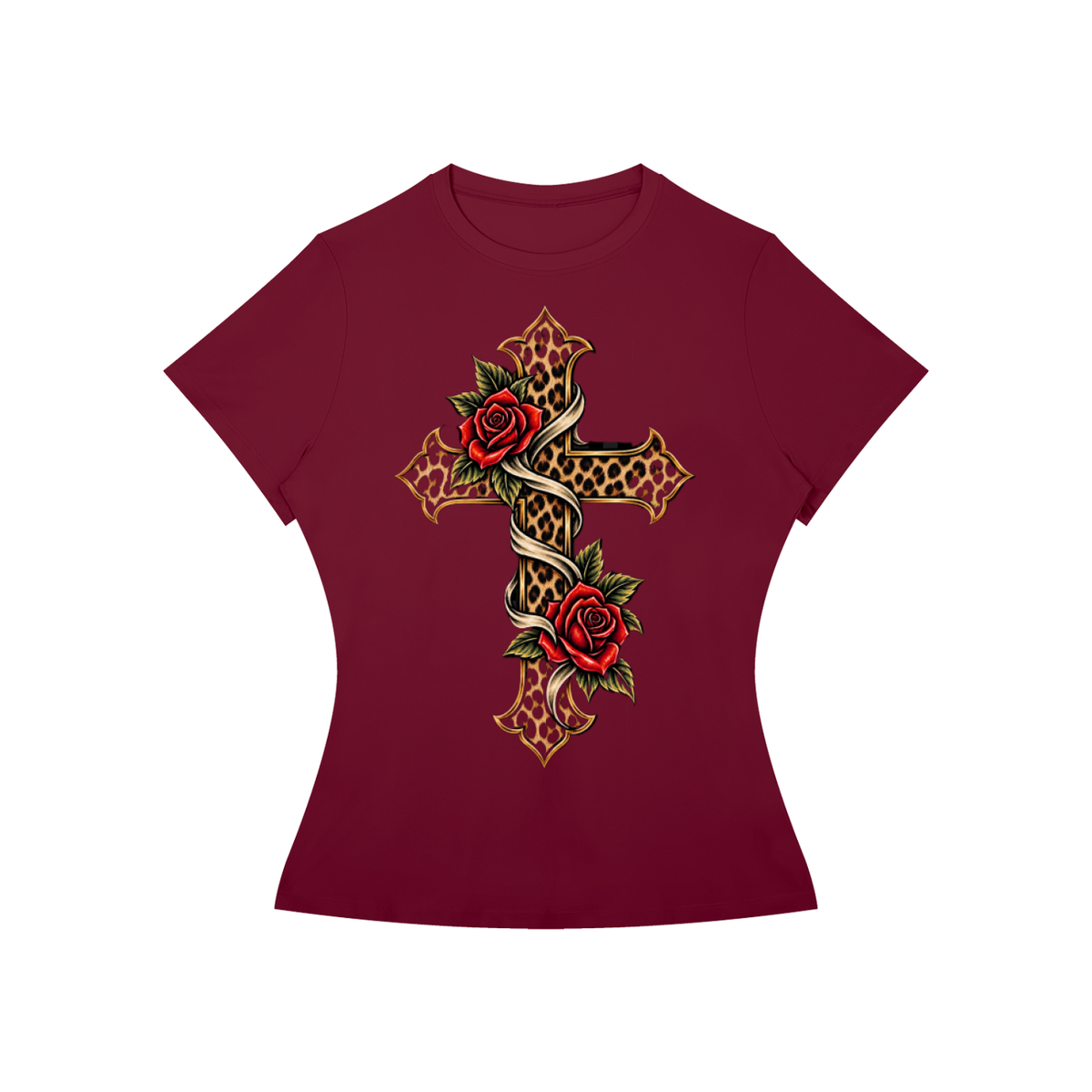 Cheetah Cross Women's Tee