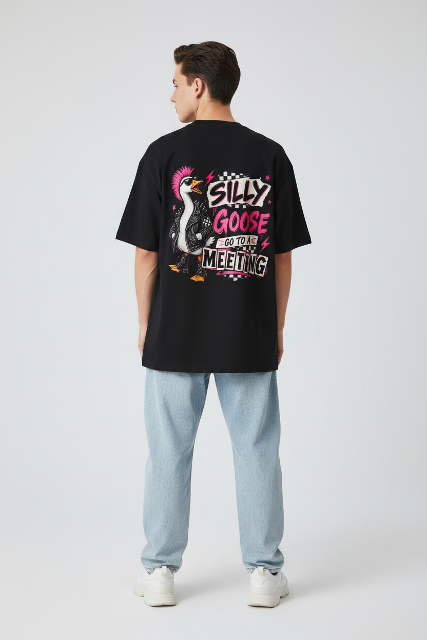 Silly Goose: Go to a Meeting Unisex Tee