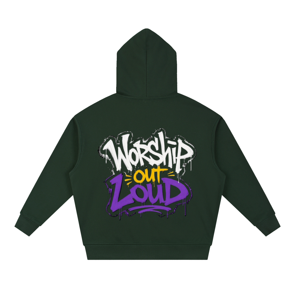Graffiti Worship Out Loud Unisex Hoodie