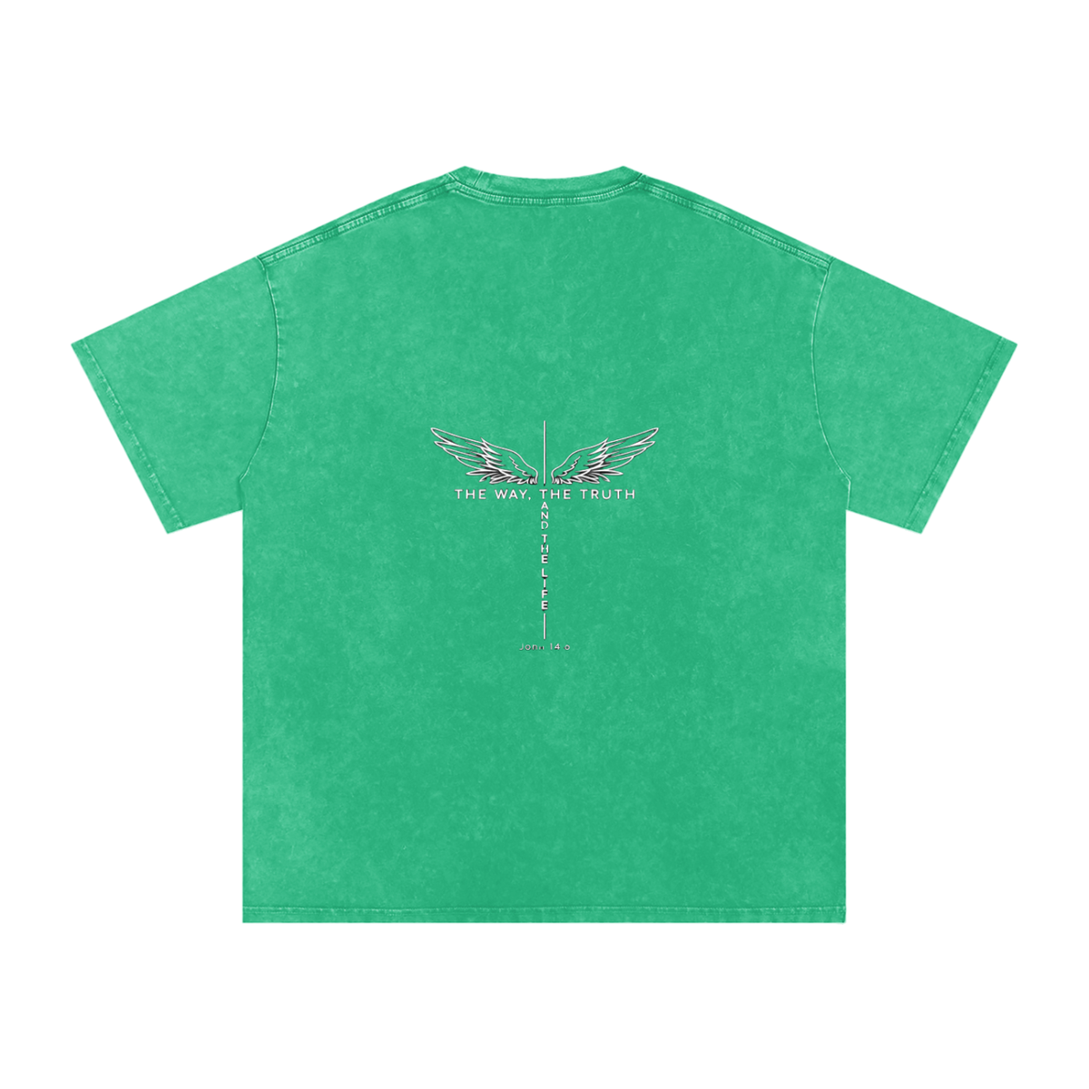 The Way The Truth The Life Unisex Snow Washed Tee