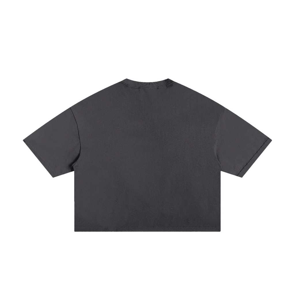 Not of This World — Pink Frayed Boxy Tee