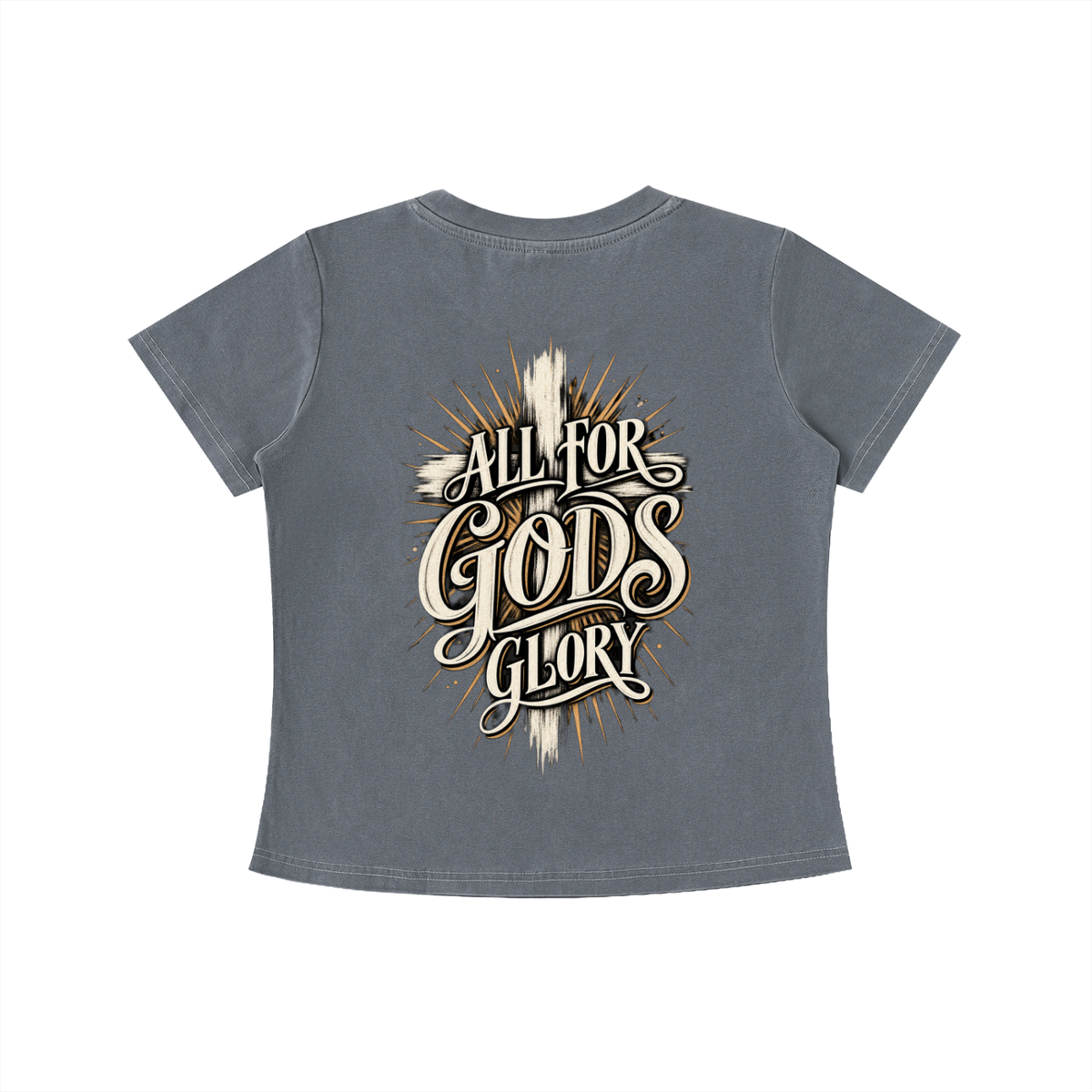 All for God's Glory Women's Crop Tee