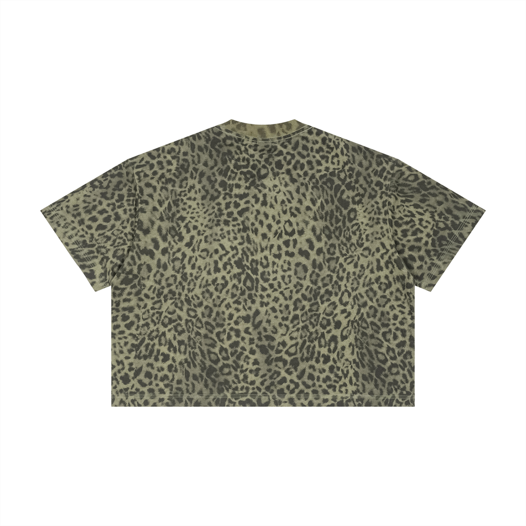 Worship Out Loud — Leopard Print Boxy Tee