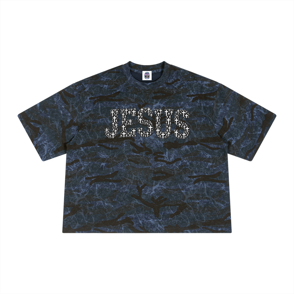 Jesus Camo Boxy Tee