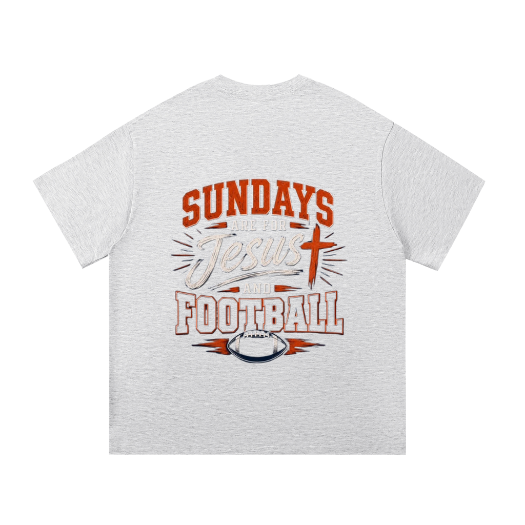 Sundays Are for Jesus and Football — Essential Cotton Tee