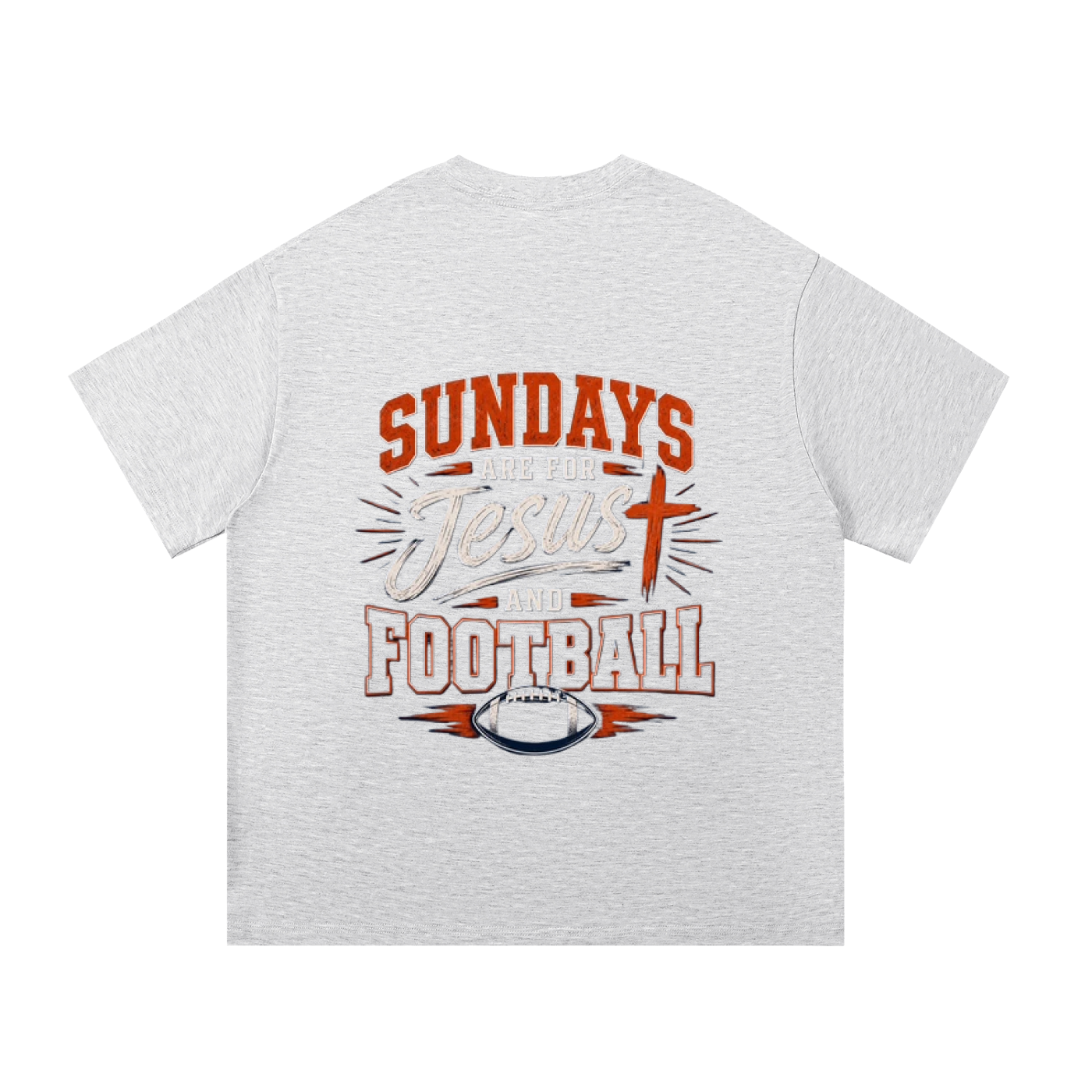 Sundays Are for Jesus and Football — Essential Cotton Tee