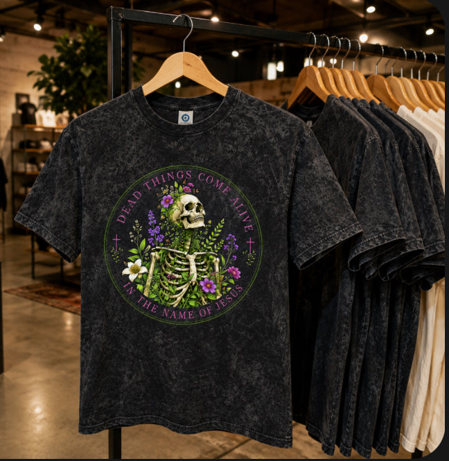 Dead Things Come Alive — In the Name of Jesus Tee