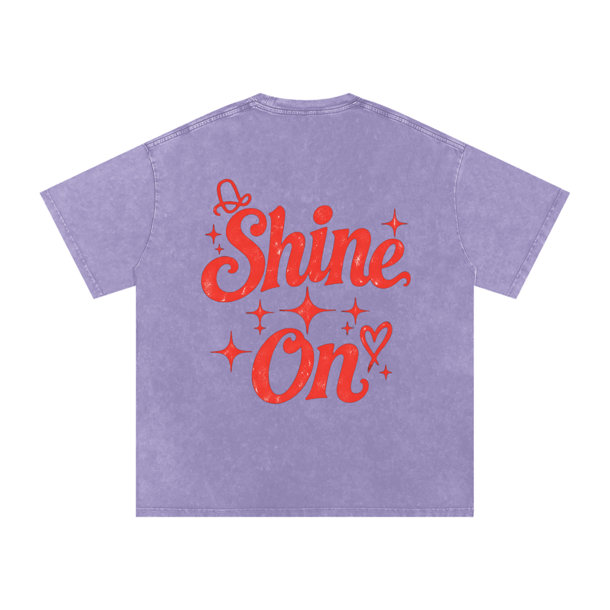 Dolly Parton Shine On Snow Washed Oversized Cotton T-Shirt