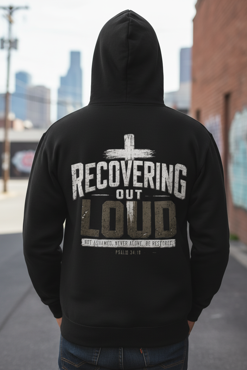 Recovering Out Loud Men's Hoodie