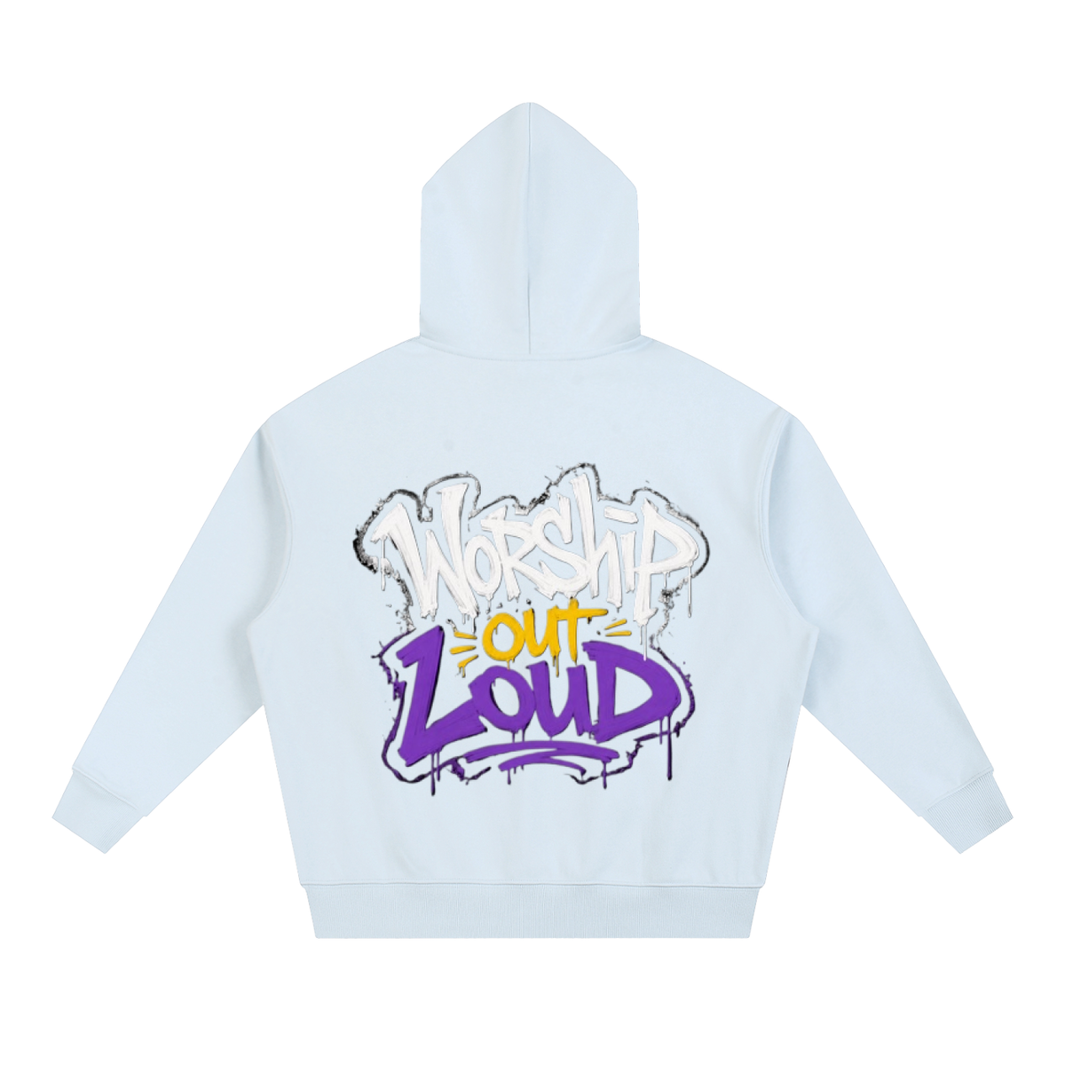 Graffiti Worship Out Loud Unisex Hoodie