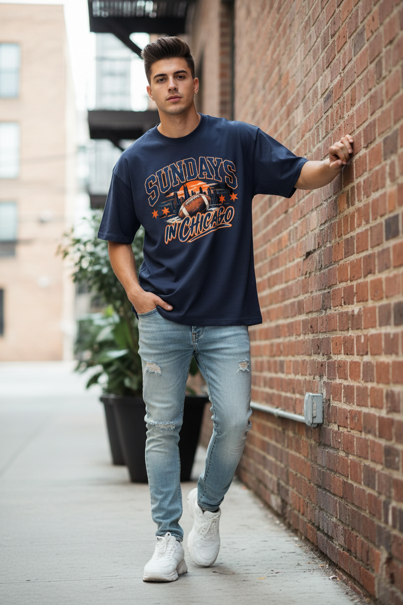 Sundays in Chicago Graphic Tee – Reeds Worship Outloud