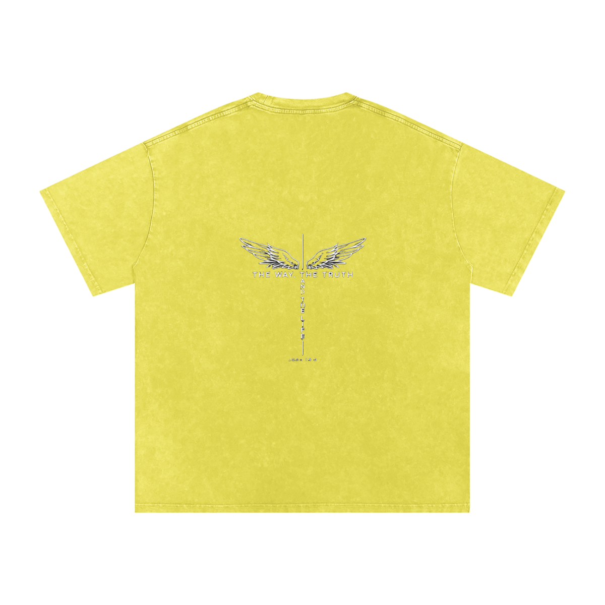 The Way The Truth The Life Unisex Snow Washed Tee