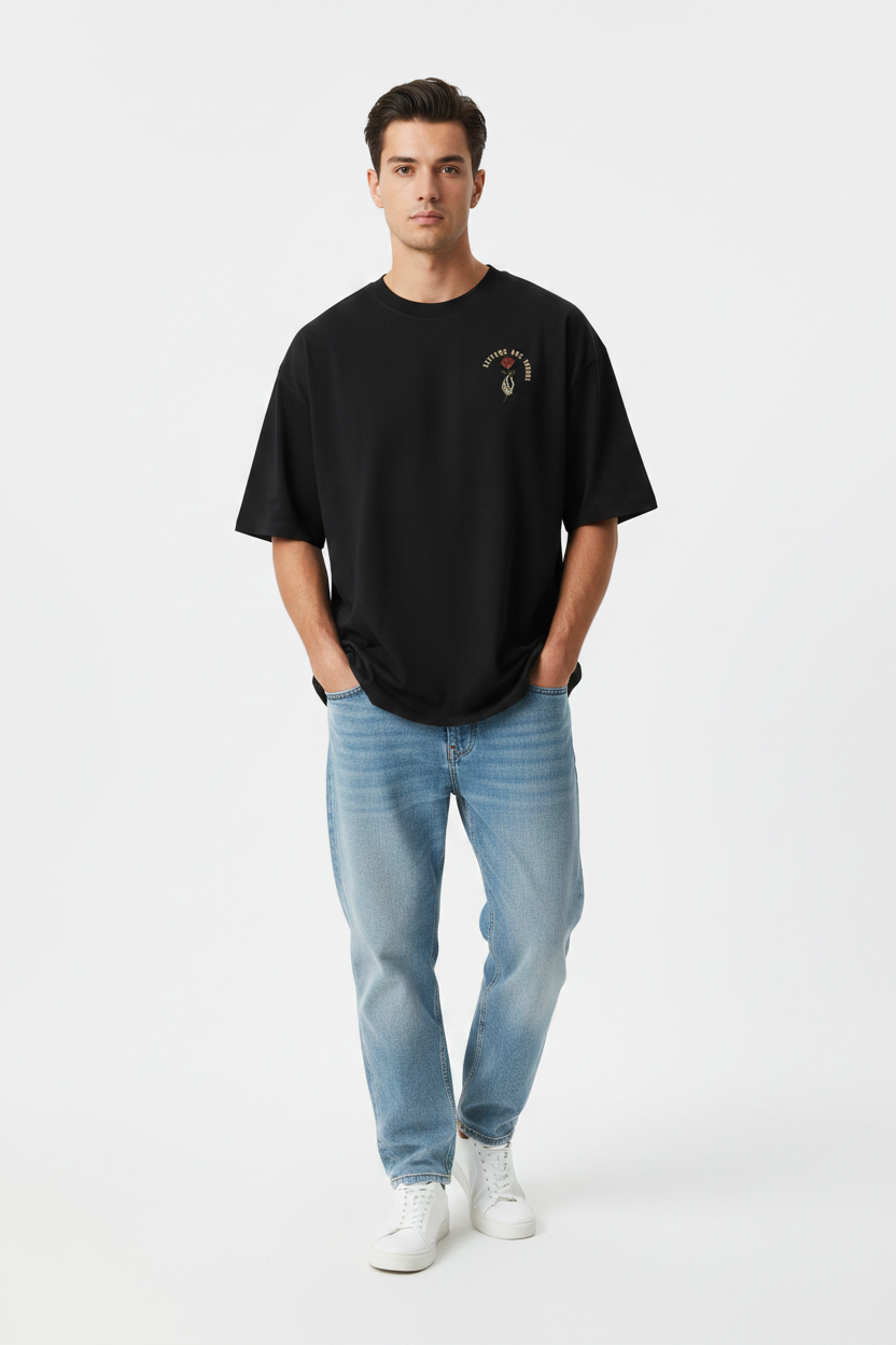 Tattoos Are Trashy Unisex Oversized Tee
