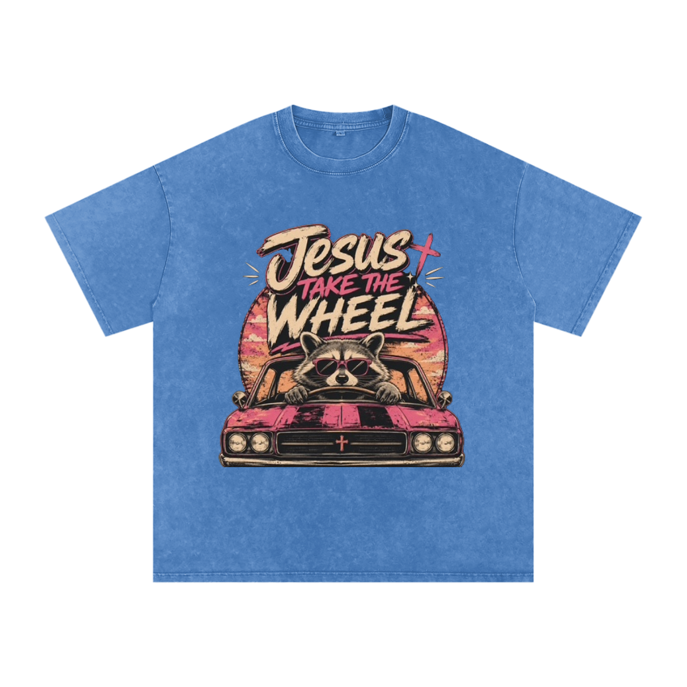 Jesus Take the Wheel Tee