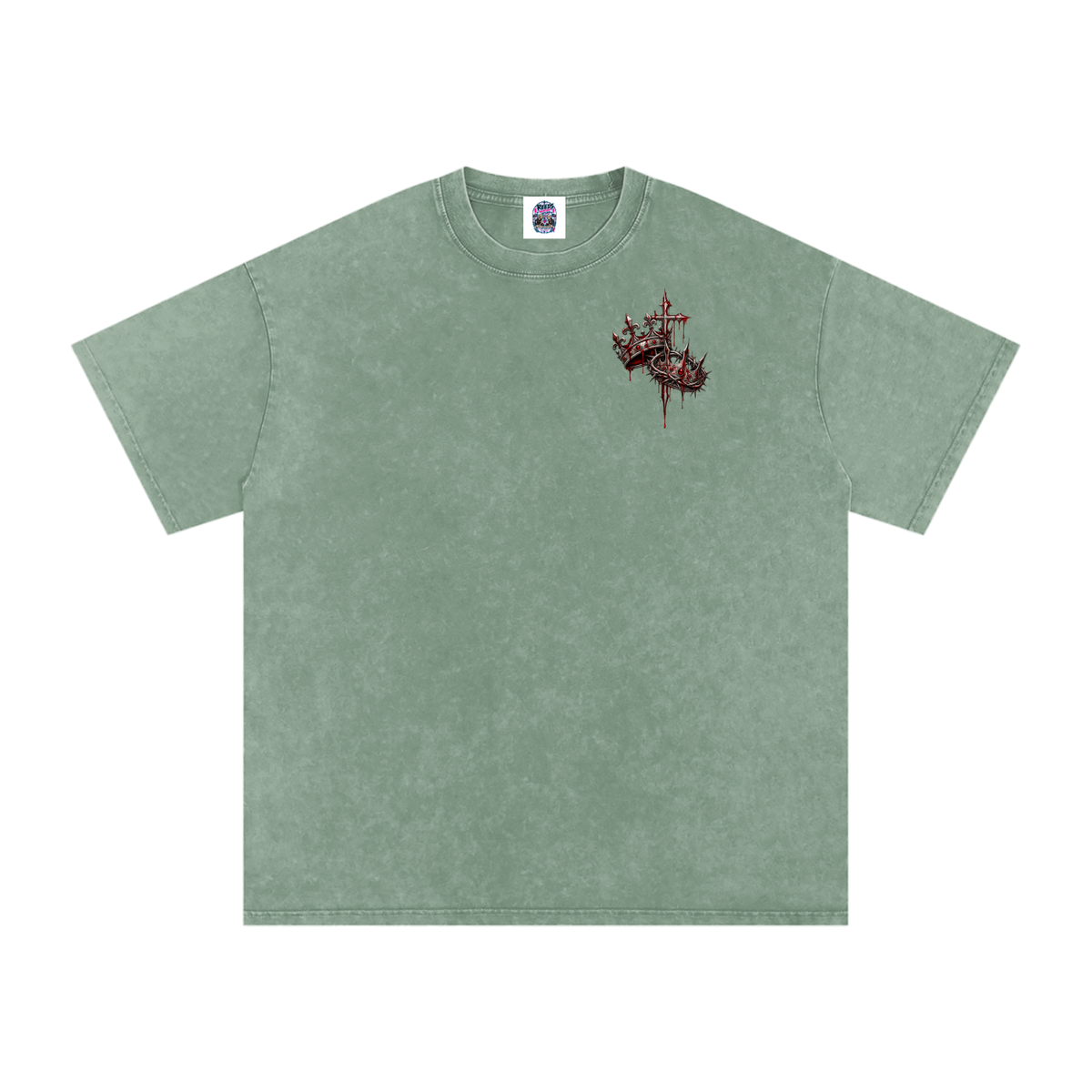 King of Kings — Snow Washed Oversized Tee