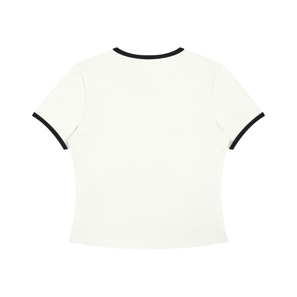 I Could Be Meaner But Jesus Says No — Color Block Crop Tee